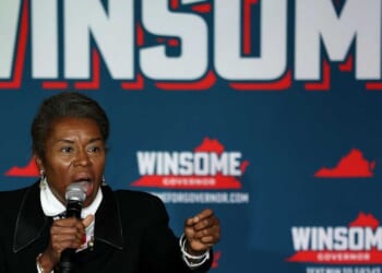 Earle-Sears' campaign bus bursts into flames days before election for Virginia governor