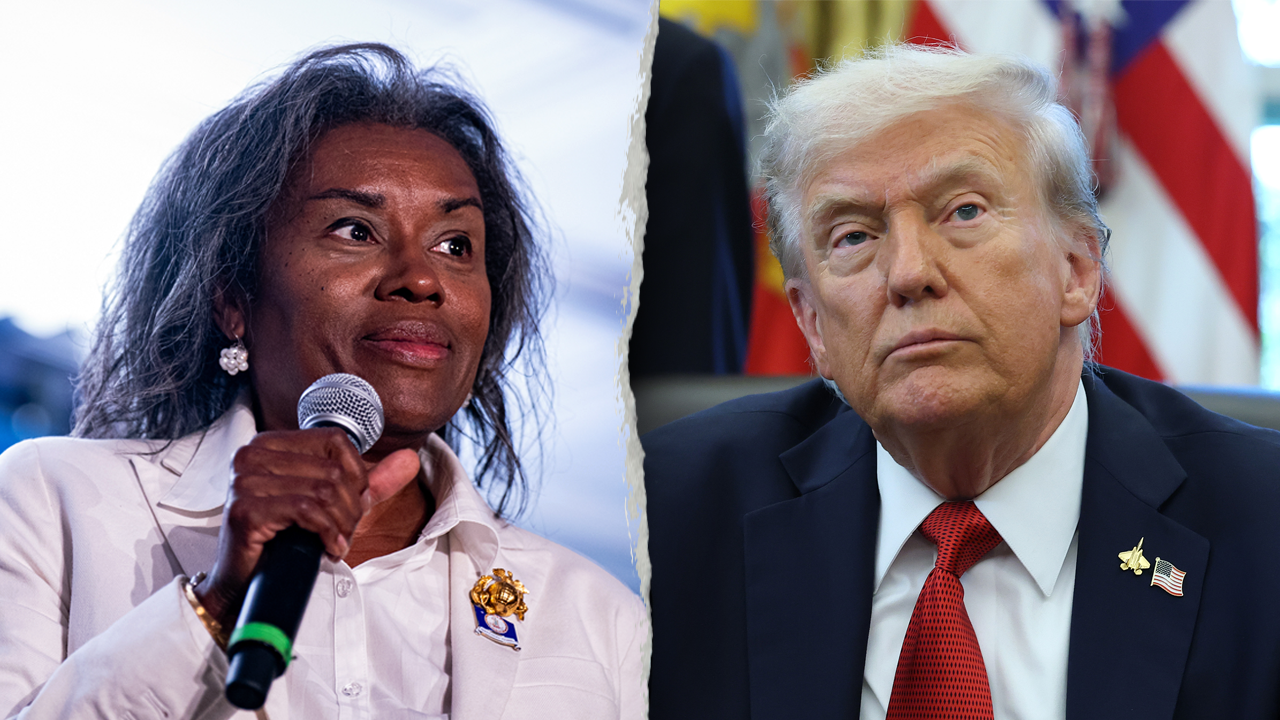 Trump and Youngkin rally for Virginia Republican ticket led by Earle-Sears