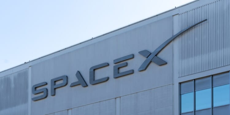 SpaceX headquarters.