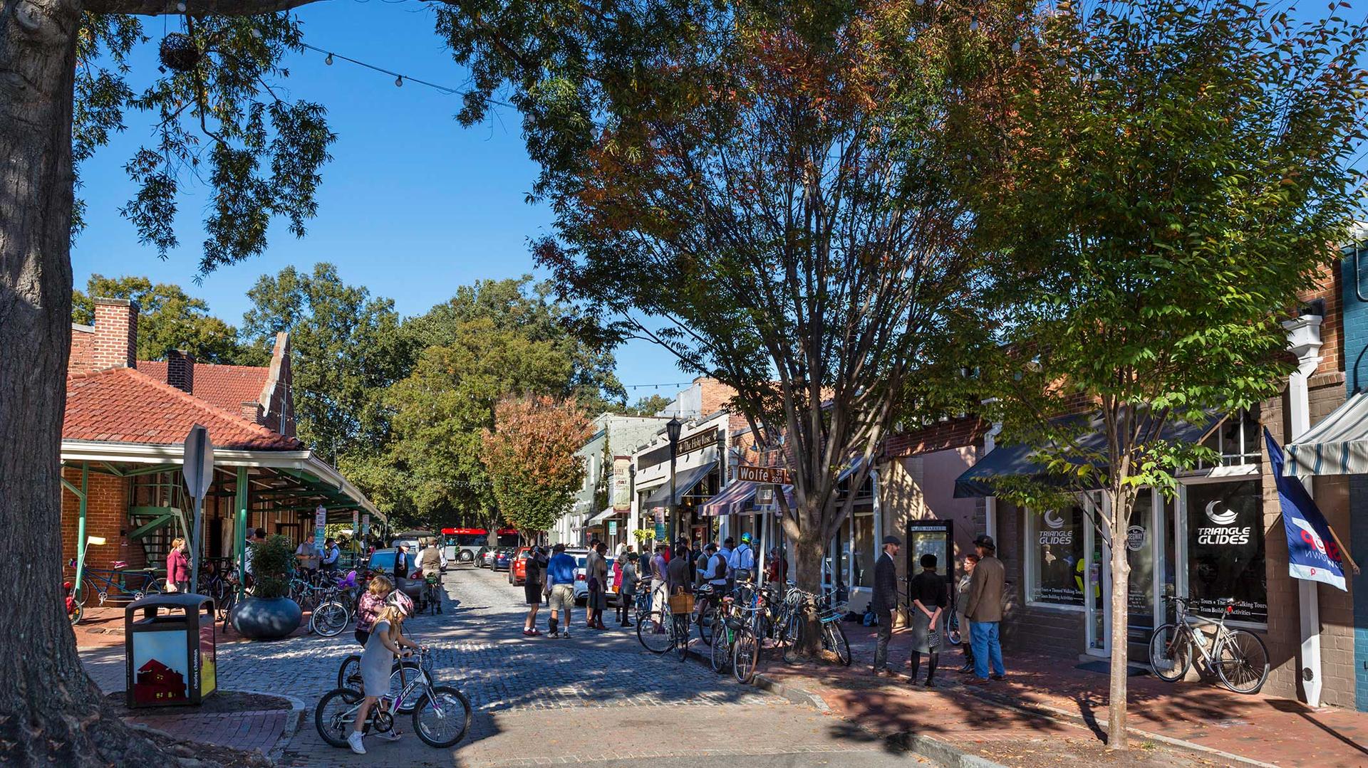 Downtown Raleigh, North Carolina, epitomizes the rapid growth of smaller cities since the pandemic