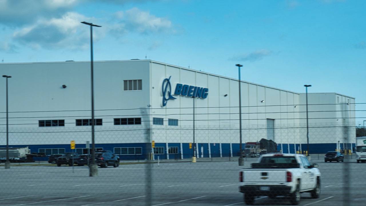 A Boeing plant.