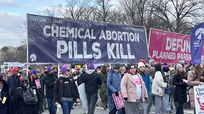 March for Life -- defund PP