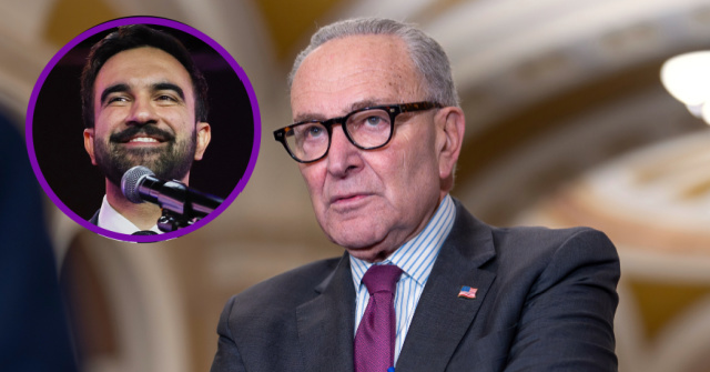 Chuck Schumer Will Not Say If He's Voting for Zohran Mamdani