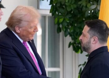 Donald Trump Meets with Volodymyr Zelensky