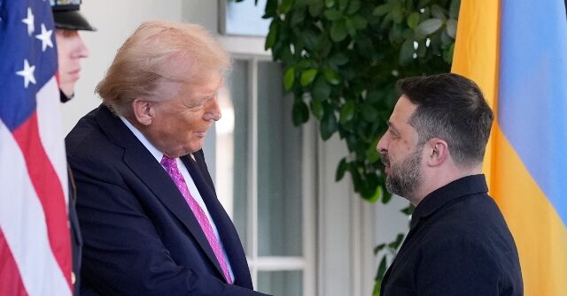 Donald Trump Meets with Volodymyr Zelensky
