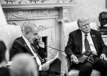 Trump and Netanyahu in the Oval Office.