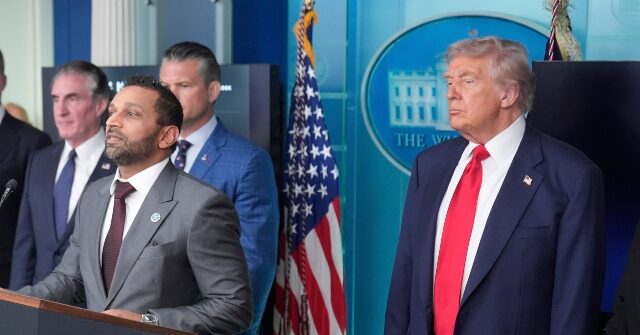 Donald Trump and Kash Patel Hold Joint Press Conference