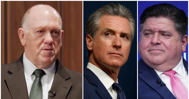 Exclusive—Tom Homan Suggests Gavin Newsom, J.B. Pritzker Thank ICE for Helping Clean Up their Sanctuary States: ‘You’re Welcome’