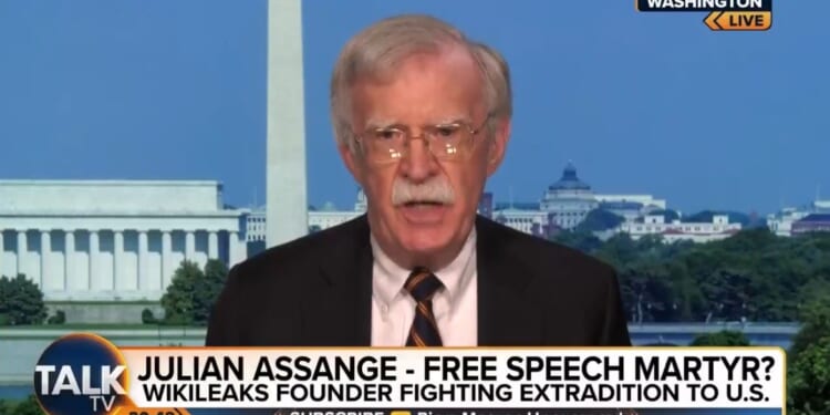 FLASHBACK: John Bolton Called For Julian Assange to be Executed Under Espionage Act (VIDEO) | The Gateway Pundit