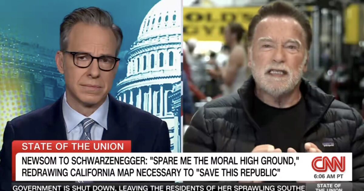 Former California Gov. Arnold Schwarzenegger SLAMS Gavin Newsom’s Democrat Gerrymandering Scheme — 'There’s No Such Thing as Temporary, That’s Fantasy' | The Gateway Pundit