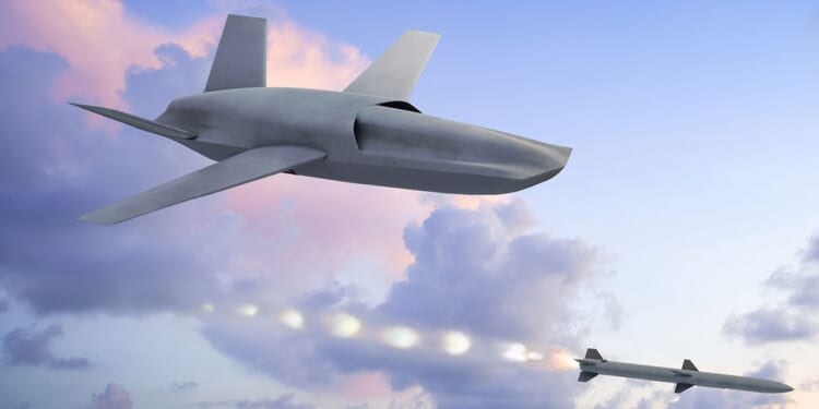 A General Atomics Gambit drone. Image courtesy of General Atomics.