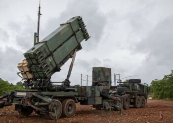 A Patriot missile battery.