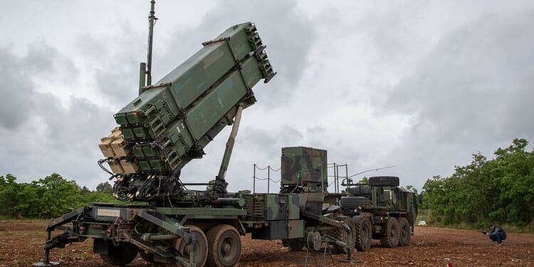 A Patriot missile battery.