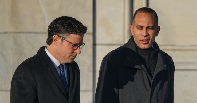 Hakeem Jeffries Challenges Speaker Mike Johnson to a Shutdown Debate