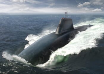 A 3D More details Rendering of planned British Dreadnought-class ballistic missile submarine by BAE Systems.