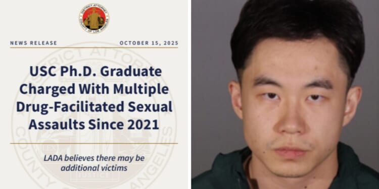 International Student from China Accused of Drugging and Raping Multiple Women on Campus | The Gateway Pundit