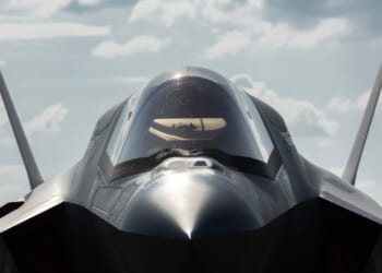 The cockpit of a fifth-generation fighter.