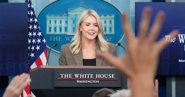 Karoline Leavitt Holds White House Press Briefing