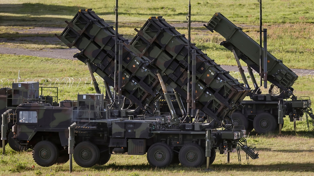 A Patriot missile battery in Lithuania.