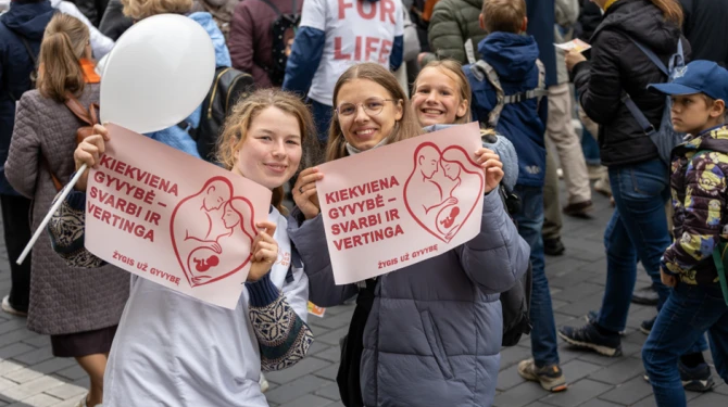 Vilnius Oct 4 2025 at march for life pic 3