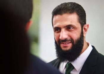 Syrian president Ahmed Al-Shara.