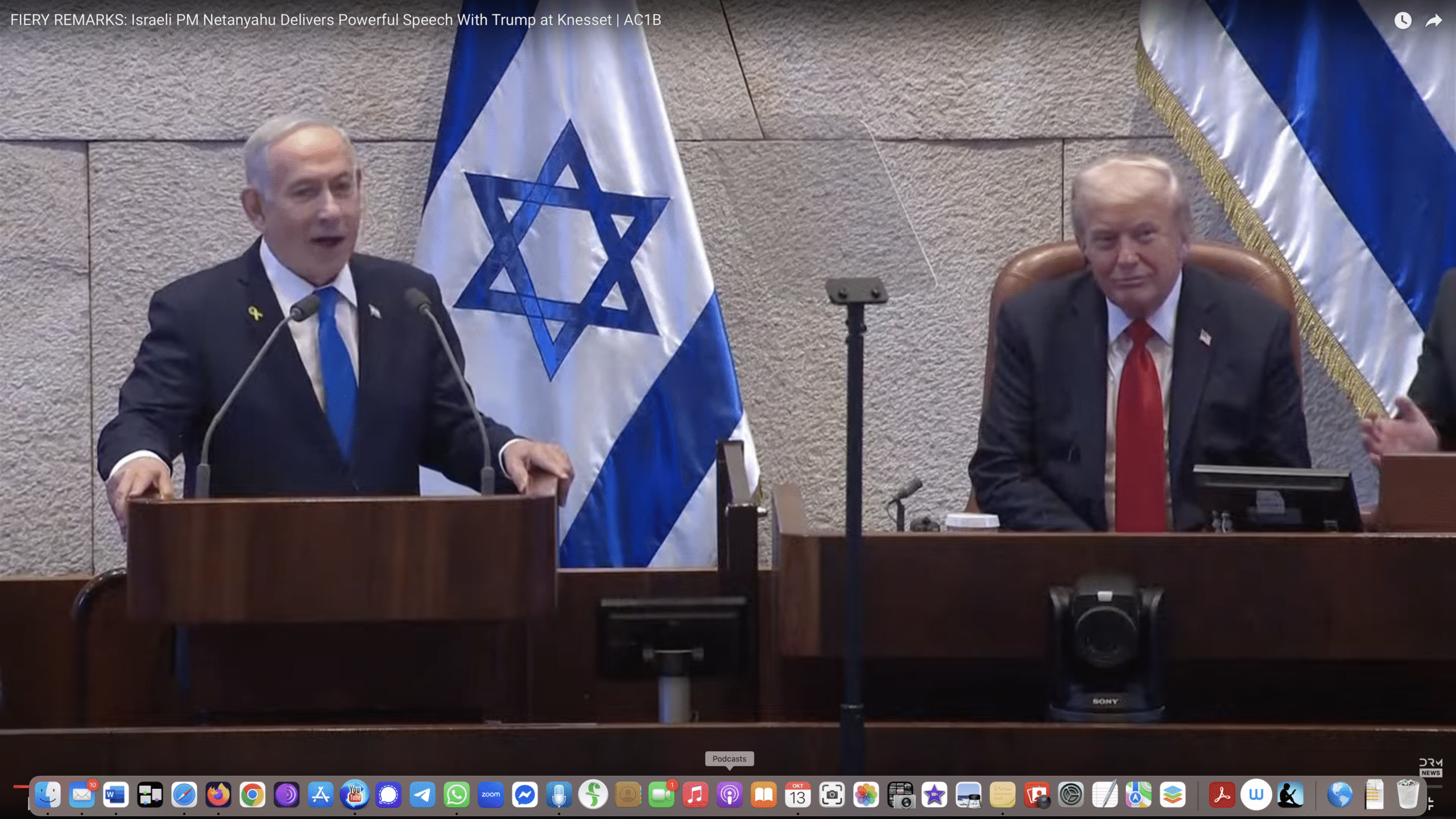 Netanyahu to Trump in Knesset: "When others were weak, you were strong. When others abandoned us, you stood by our side." | The Gateway Pundit