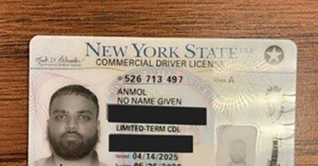 New York Gave Illegal Alien 'No Name Given' Drivers License
