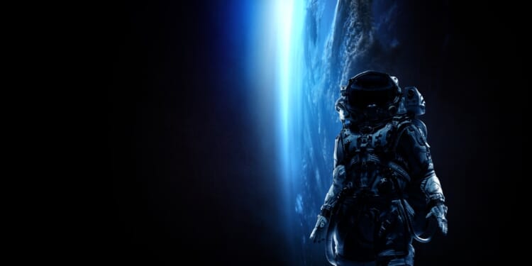 Astronaut in space