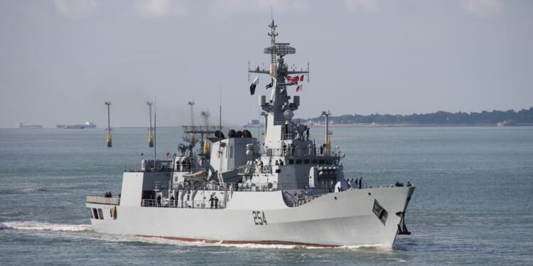 A Pakistan Navy ship.