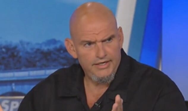 Pennsylvania Democrat Senator John Fetterman Congratulates Trump for 'Historic Peace Plan' in the Middle East | The Gateway Pundit