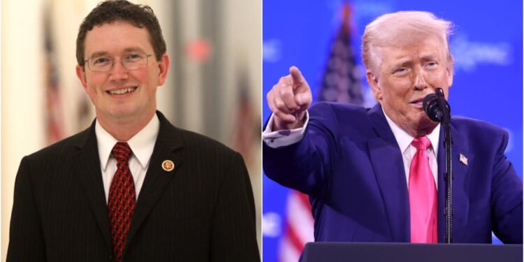 President Trump UNLEASHES on "Weak and Pathetic RINO" Rep. Thomas Massie as He Reveals the Person He's Backing to Primary Massie Out of Congress | The Gateway Pundit