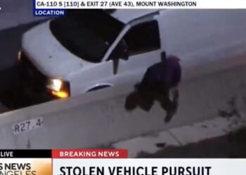 SHOCK VIDEO: Live California Police Chase Turns Tragic as Fleeing Suspect MOWED DOWN and KILLED by Passing Car | The Gateway Pundit