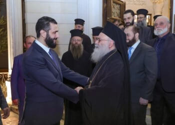 Syrian transitional president visits Greek Orthodox patriarch in Damascus – Catholic World Report