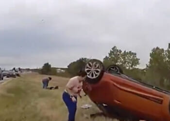 TX Cops, Citizens Save Baby Ejected from Vehicle