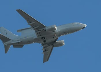 An E-7 Wedgetail in flight.