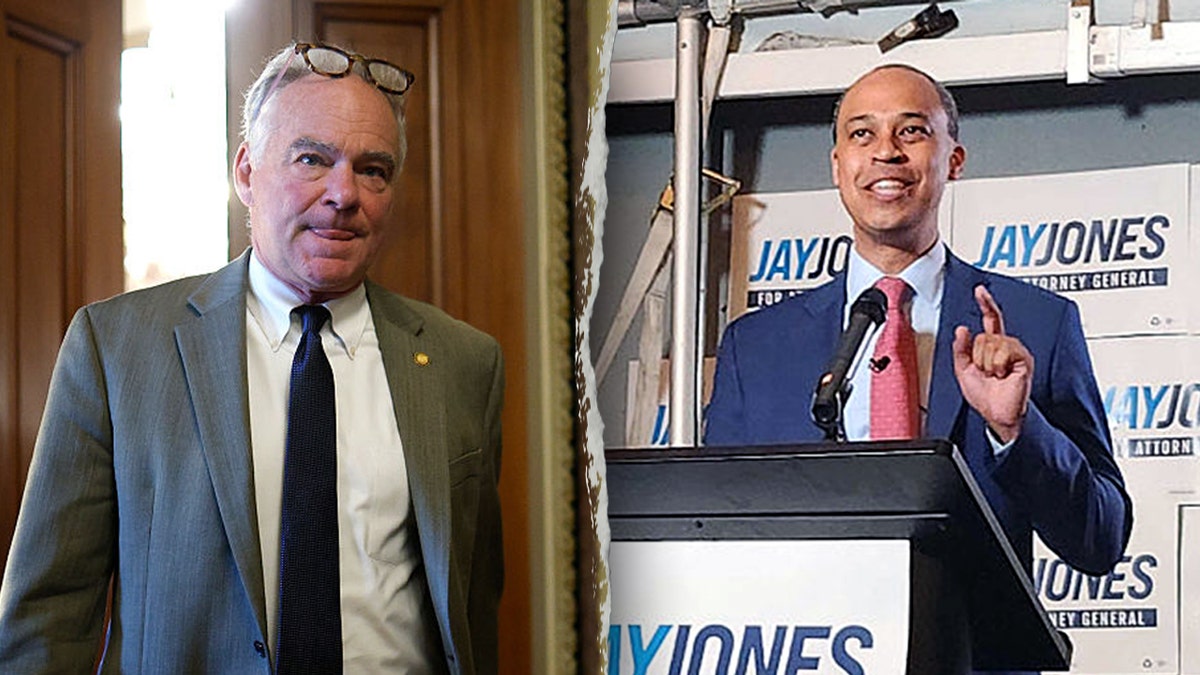 Tim Kaine split with Jay Jones