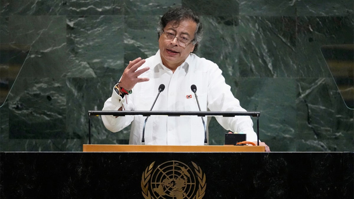 Colombia President Gustavo Petro at UN general assembly