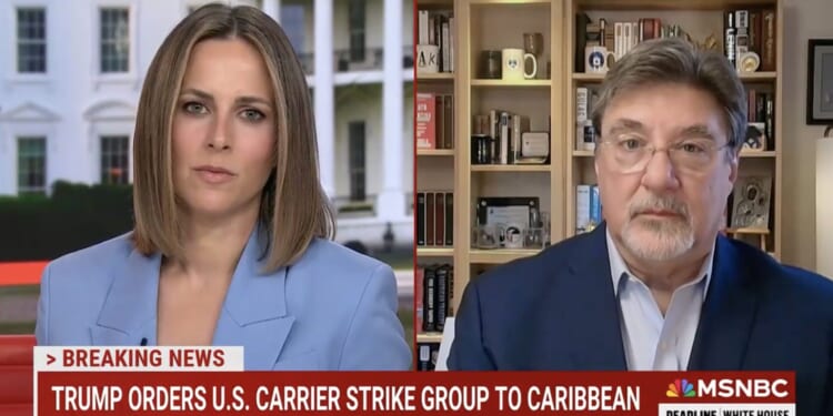 News broadcast discussing Trump