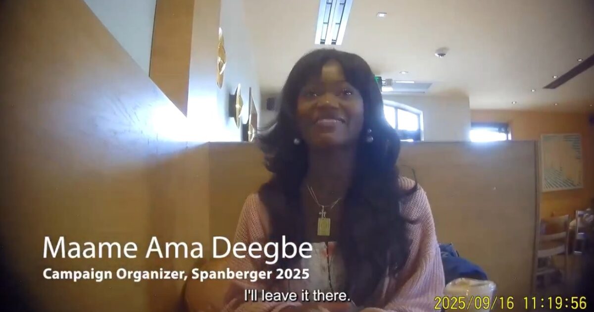 WATCH: Abigail Spanberger Campaign Organizer Busted on Undercover Video Laughing About Charlie Kirk's Assassination | The Gateway Pundit