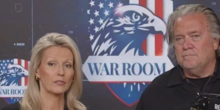 War Room's Steve Bannon and Leigh Wambsganss on the Hypocrisy of "No Kings" Protests - "The Interesting Thing About 'No Kings' is This is Coming from a Party Who Usurped Their Primary Process to Appoint a Queen"(VIDEO) | The Gateway Pundit