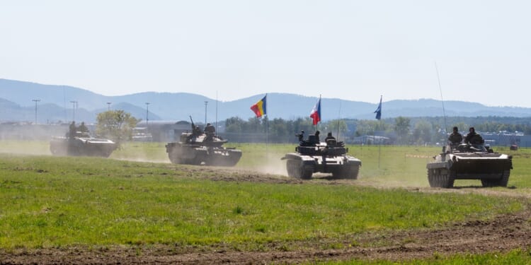 A group of Romanian tanks.