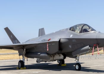 An F-35 in Portugal.
