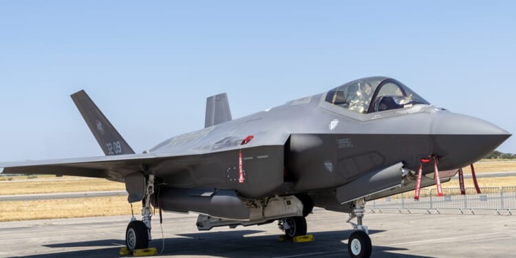 An F-35 in Portugal.