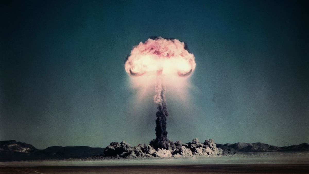 Mushroom cloud from nuclear test