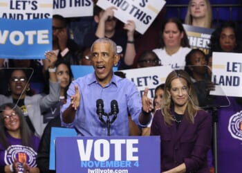 Obama rallies for Mikie Sherrill in New Jersey gubernatorial race