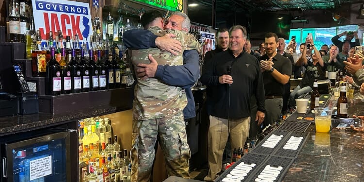 Ciattarelli surprised by Army son's return from Kuwait deployment