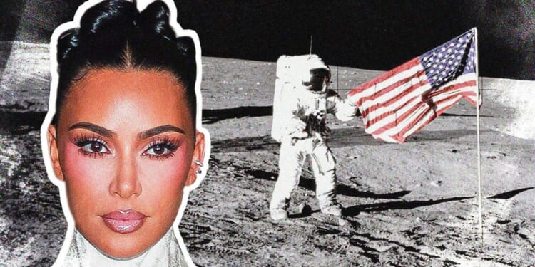 Kim Kardashian claims moon landing was ‘FAKE’