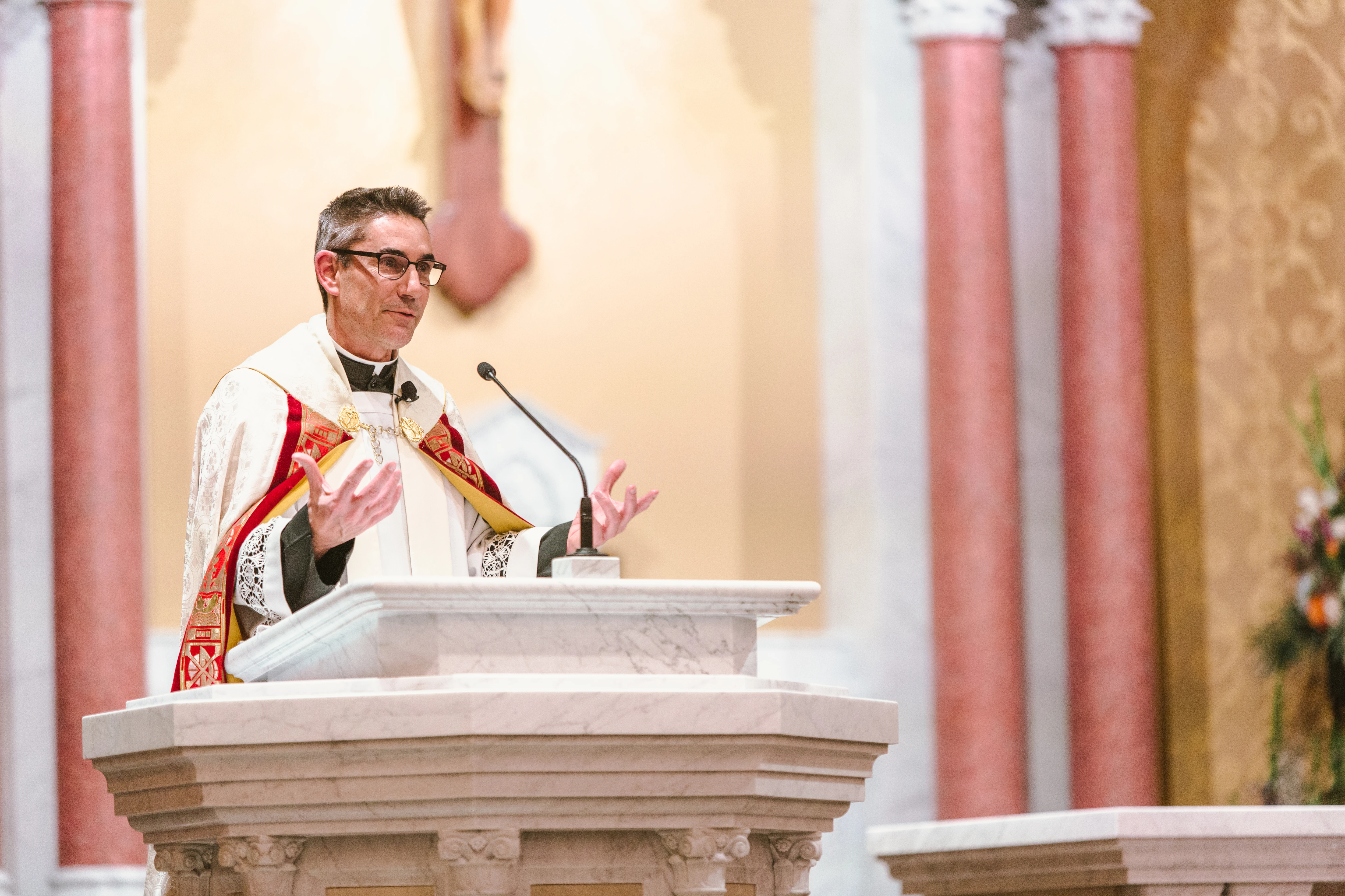 Father Gale Hammerschmidt. Credit: Jacob Bentzinger