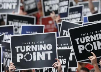 Unhinged student who flipped Turning Point USA table gets arrested and faces 5 charges