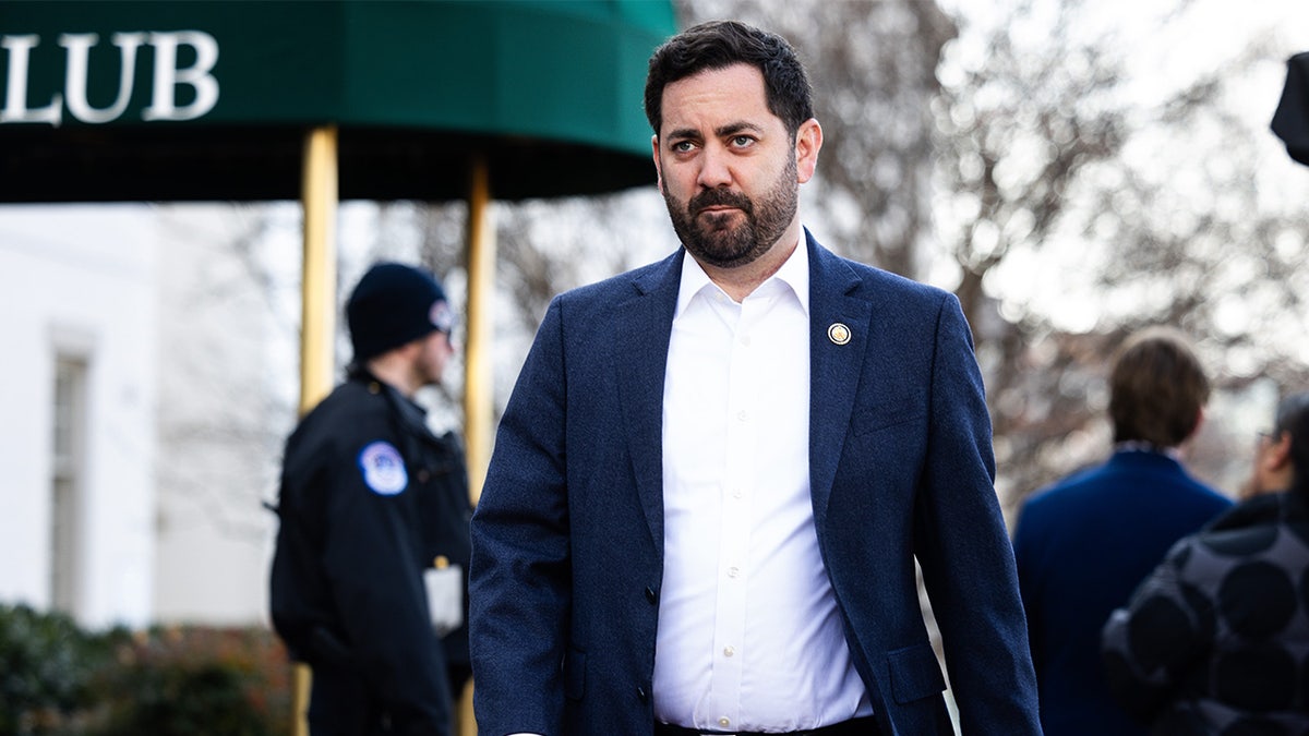 Mike Lawler outside the Capitol Hill Club in D.C.
